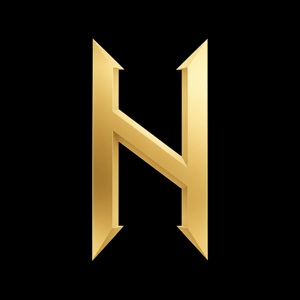 Símbolo HALDRIK — runa nórdica em ouro